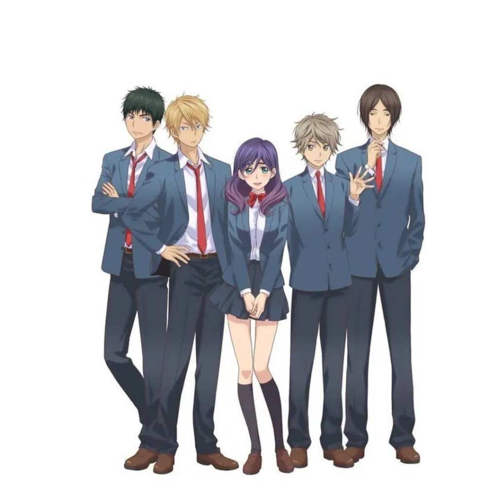 Karakter Utama Anime Anime Kiss Him, Not Me
