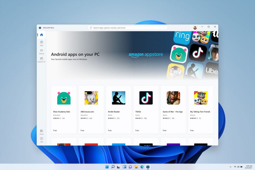 Fitur baru Windows 11 yang bikin tercengang, Android dapat jalan di Windows – gambar via <a href=