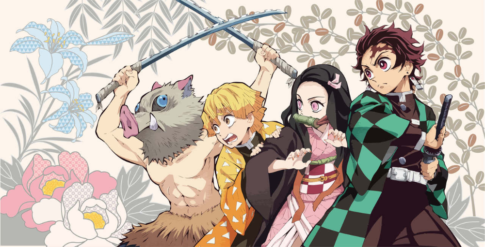 Potret Tanjiro Nezuko Dan Zenitsu