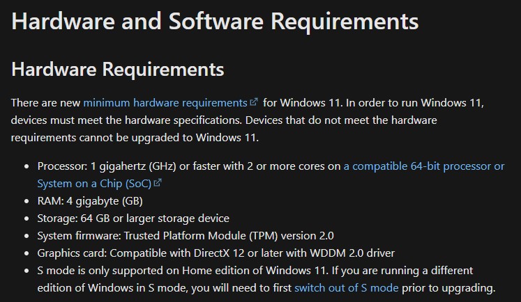 Dokumentasi baru untuk menjalankan Windows 11