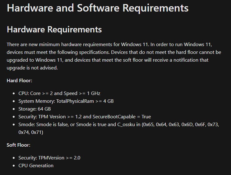 Dokumentasi lama untuk menjalankan Windows 11