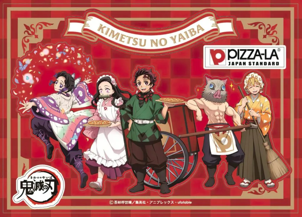 Kimetsu no Yaiba Berkolaborasi Dengan Pizzeria Terbesar Kedua Di Jepang!