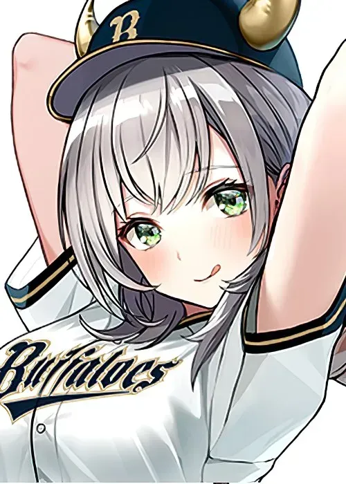 Shirogane Noel dengan tim bisbol Orix Buffaloes.