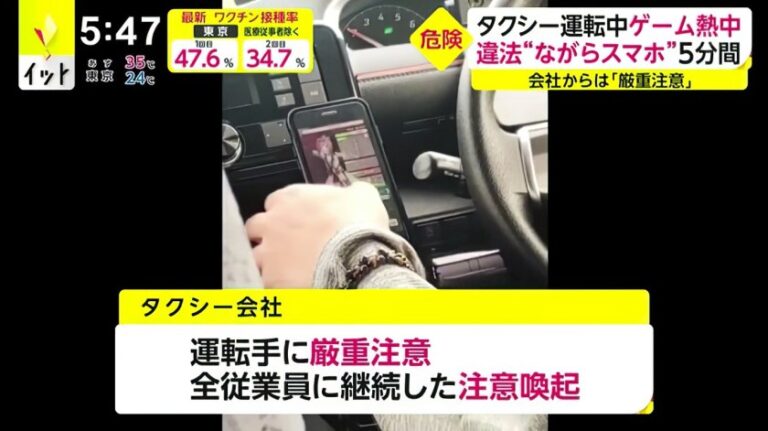 Pengemudi Taksi Ketahuan Sedang Bermain Uma Musume Saat Berkendara