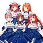 Kembar 5 Berperan Menjadi Maid Pada Sebuah Kolaborasi dengan Lawson