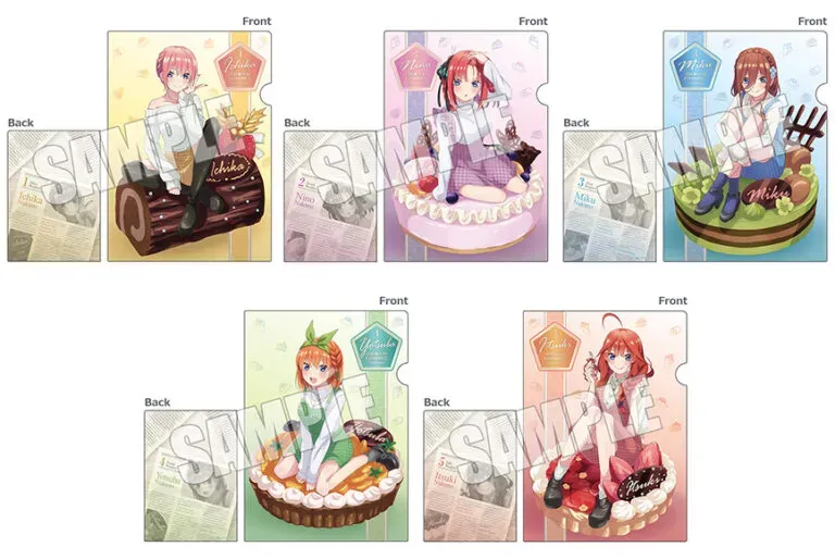 Folder buku plastik berilustrasi Kembar 5 Nakano