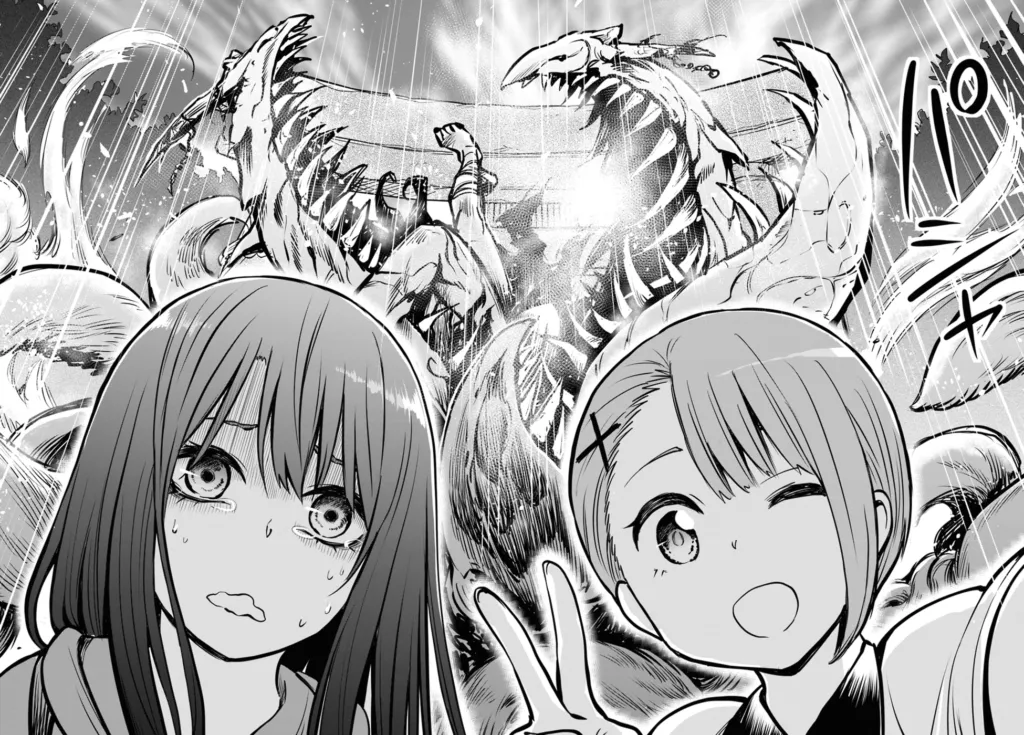 Manga Panel Dari Serial Horror Tersebut
