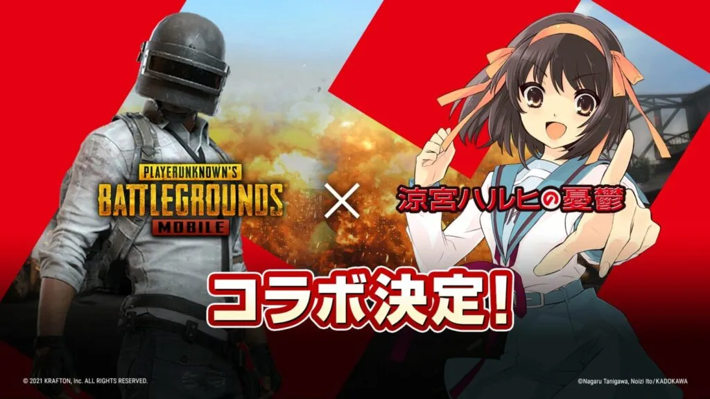 Kolaborasi Suzumiya Haruhi dan PUBG