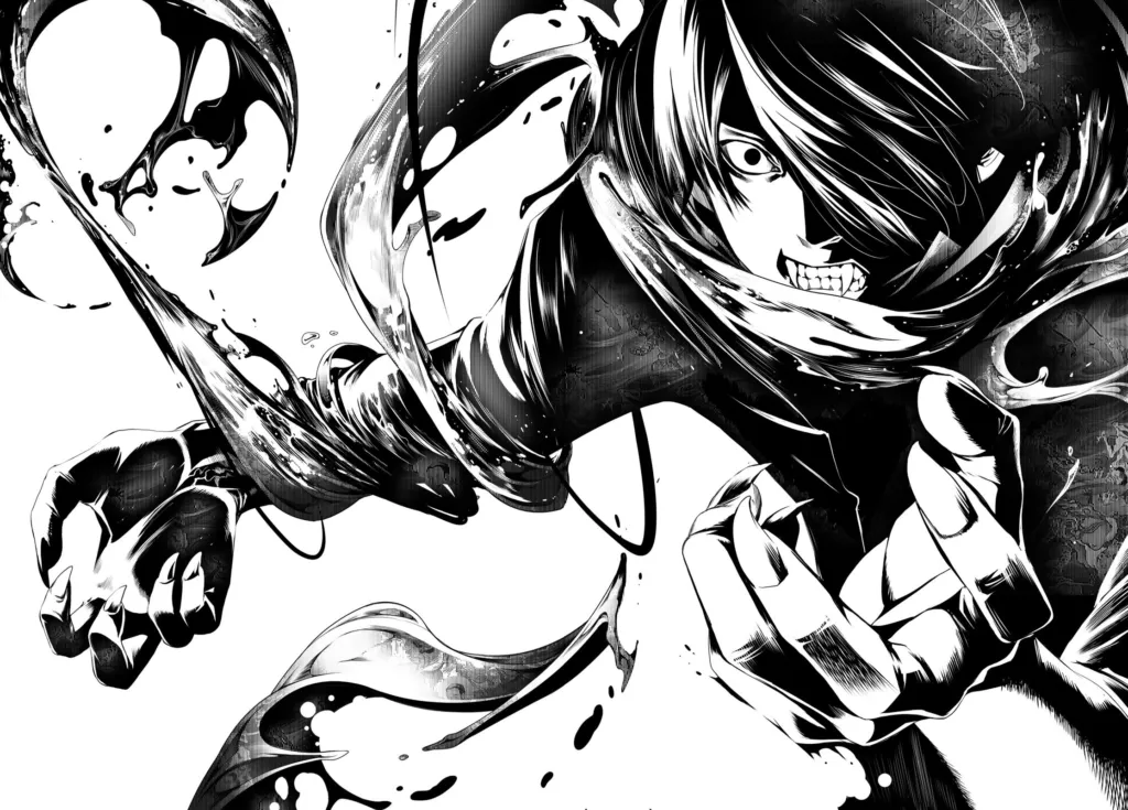 Panel Manga Bakemonogatari