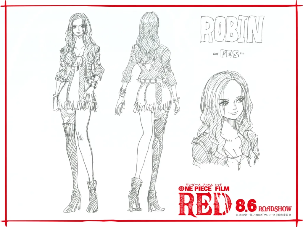 Robin One Piece Red