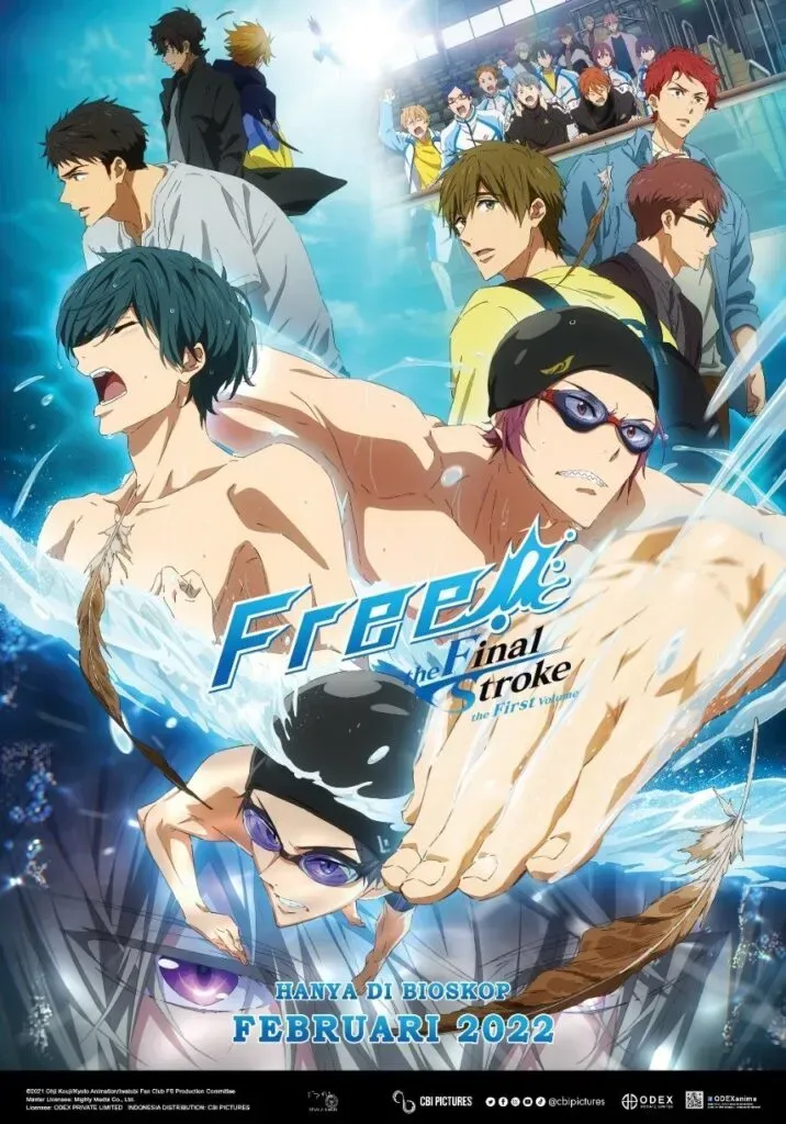 Poster Penayangan Free! The Final Stroke Di Indonesia