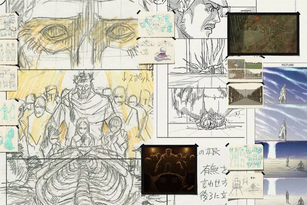 Storyboard Attack on Titan Final Season.