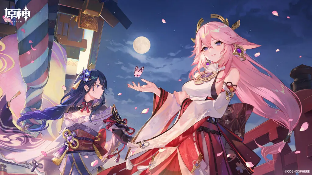 Raiden Shogun dan Yae Miko I Genshin Impact