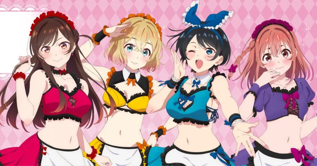 Para Gadis Dari Serial Animasi Kanojo Okarishimasu