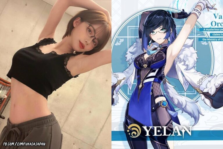 Eimi Fukada Menerima Pujian Setelah Menirukan Pose Yelan Dari Genshin Impact