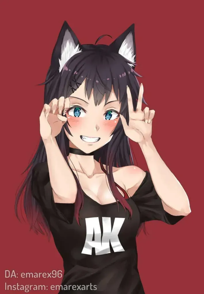 Maskot Anime Kisa