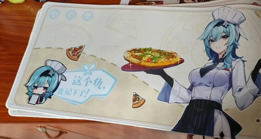 Eula Dari Genshin Impact Berkolaborasi Dengan Pizza Hut