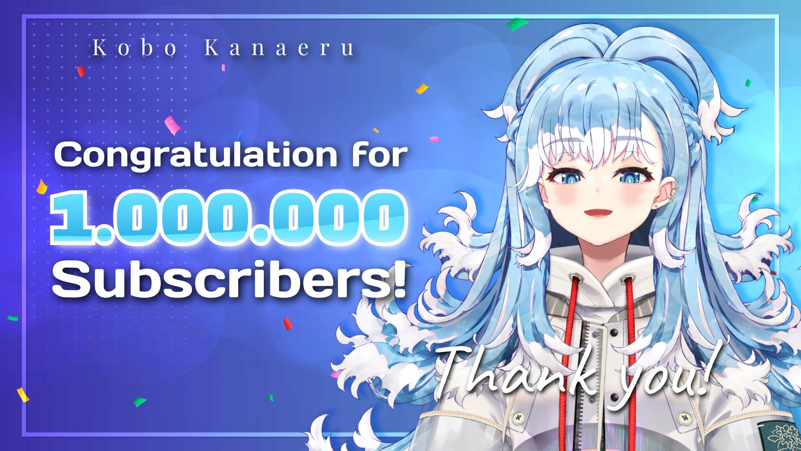 Kobo Kanaeru Lampaui 1 Juta Subscribers Di Youtube!