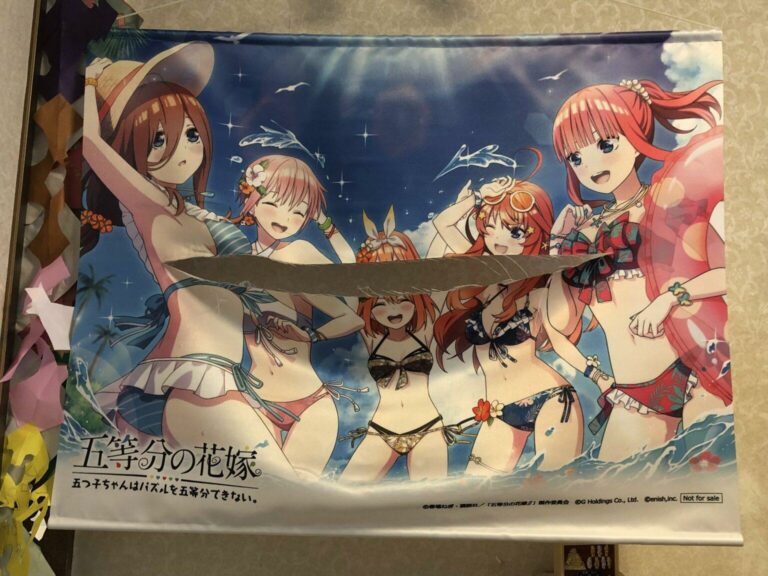 Seorang Saudari Jahat Menghancurkan Barang-barang Gotoubun No Hanayome