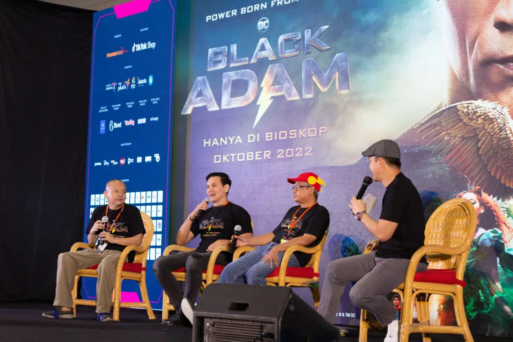 Sesi tanya jawab DC Black Adam | Foto: Daffa | Dok. Area Topik