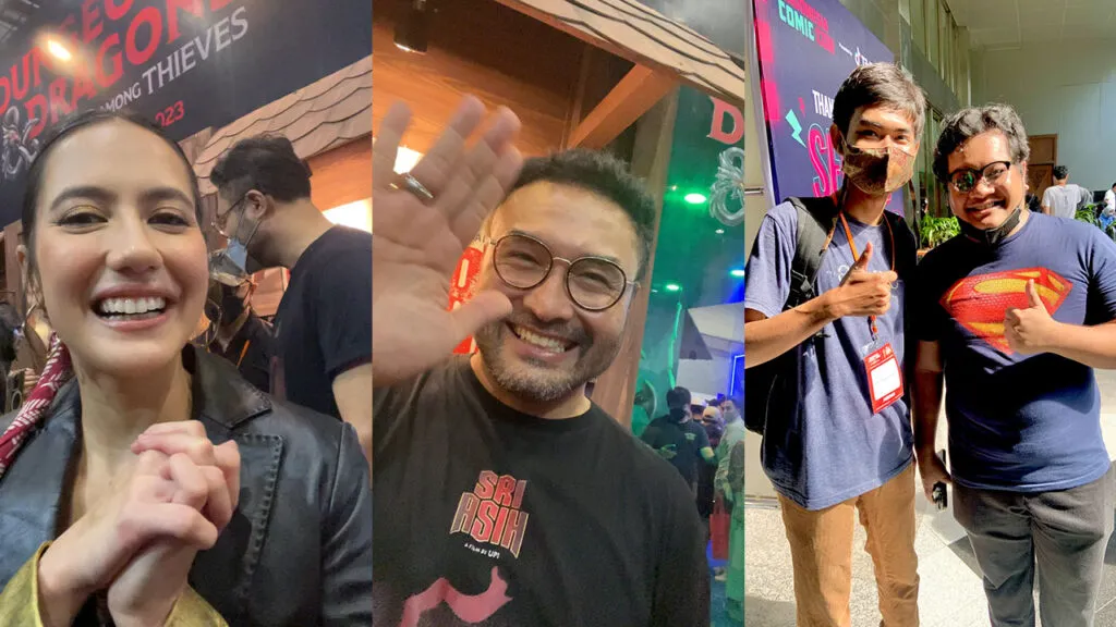 Pevita Pearce, Surya Saputra, Tara Arts | Foto (Kiri, Tengah): Fawwaz, (Kanan): Jauhar | Dok. Area Topik