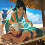 Seorang Mahasiswa Memasang Rekaman Gameplay Valorant di Galeri Seni Perkuliahannya