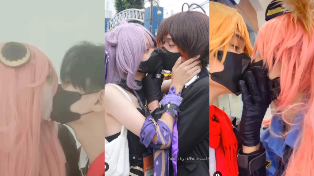 Beberapa Pasangan Cosplayer di Indonesia Ciuman di Depan Umum dan Tuai Kontroversi