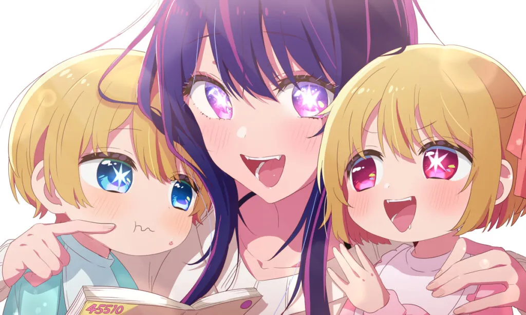Ilustrasi ibu dan anak | Anime: Oshi No Ko | Gambar: Pixiv