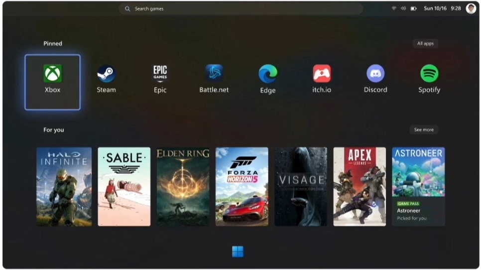 Tim Microsoft Lagi Uji Coba Handheld Mode Layaknya Steam Deck ke Windows 11