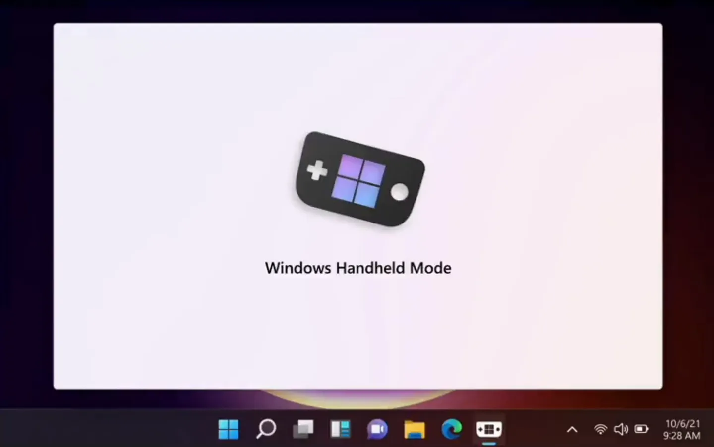 Windows Handheld Mode