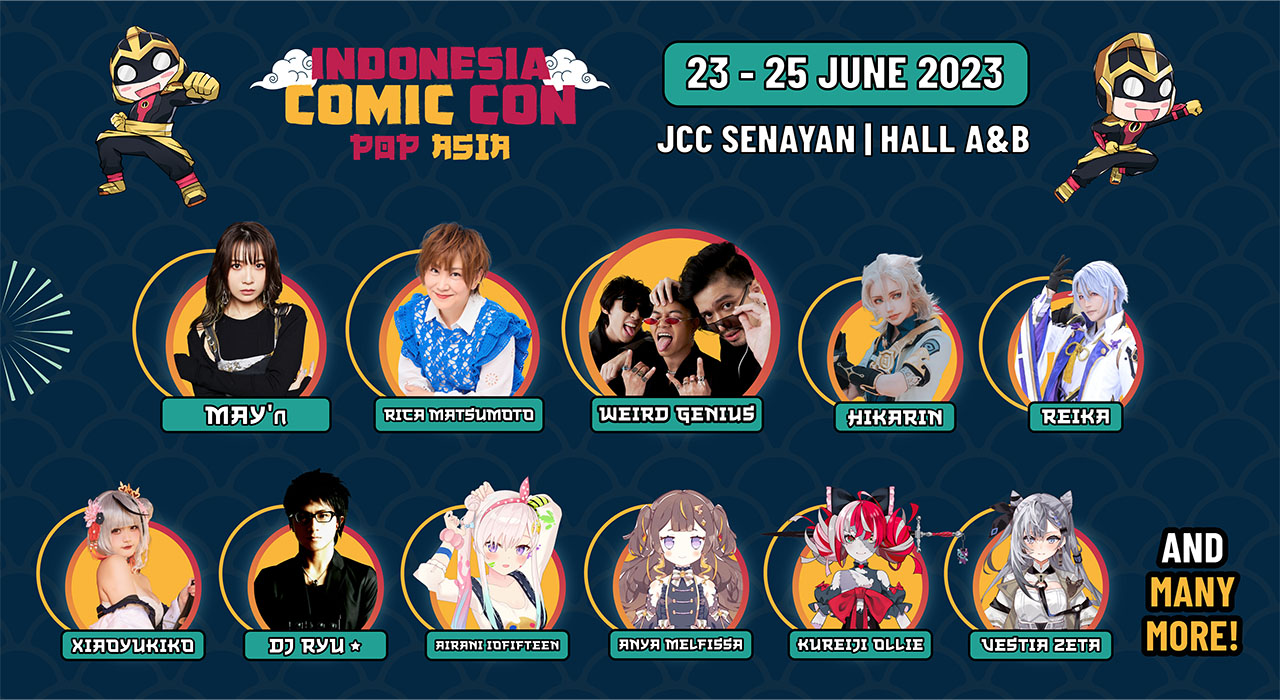 Mulai 2023, Indonesia Comic Con Akan Hadir 2 Kali Dalam Setahun!
