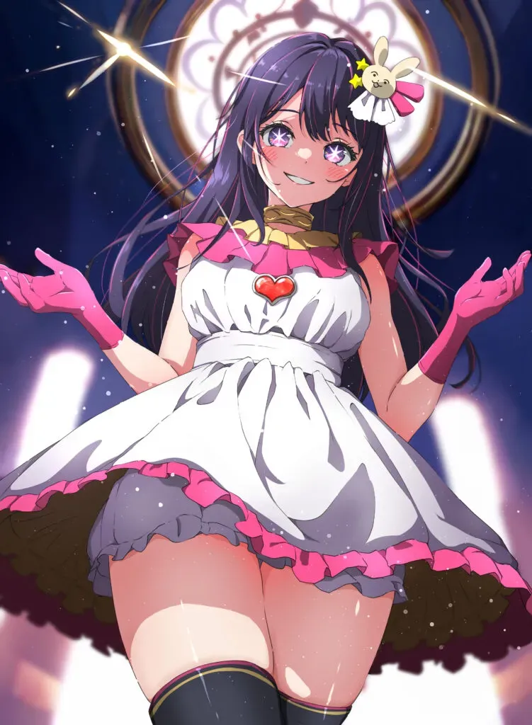 Stoking pada Hoshino Ai