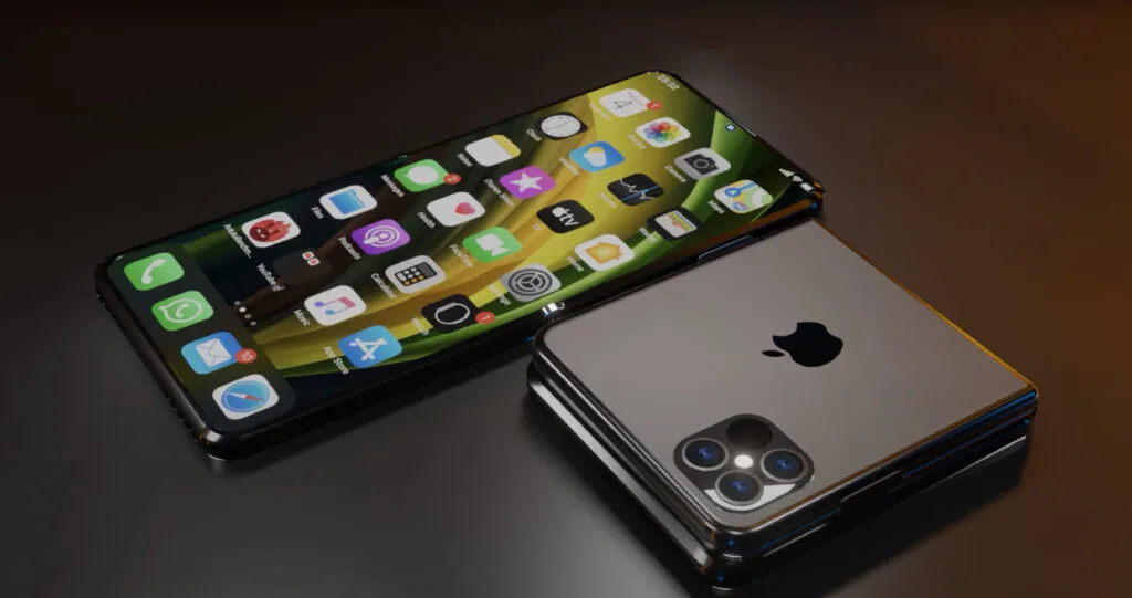 iPhone Layar Lipat, Gambar Hanya Contoh