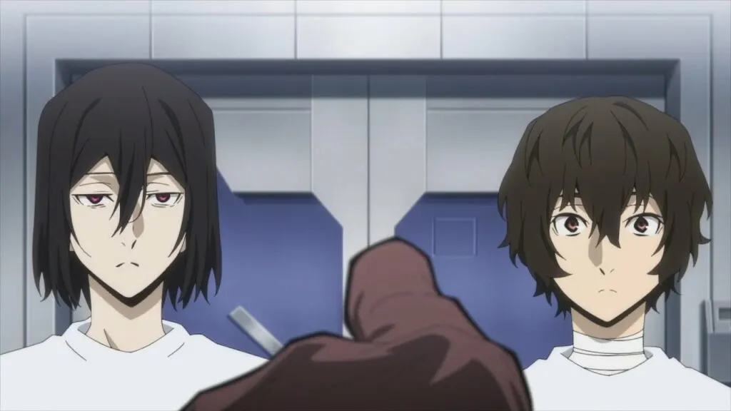 Fyodor dan Dazai yang sedang keluar dari penjara