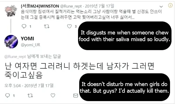 tweet yomi yang menunjukan dai sebagai seorang feminisme