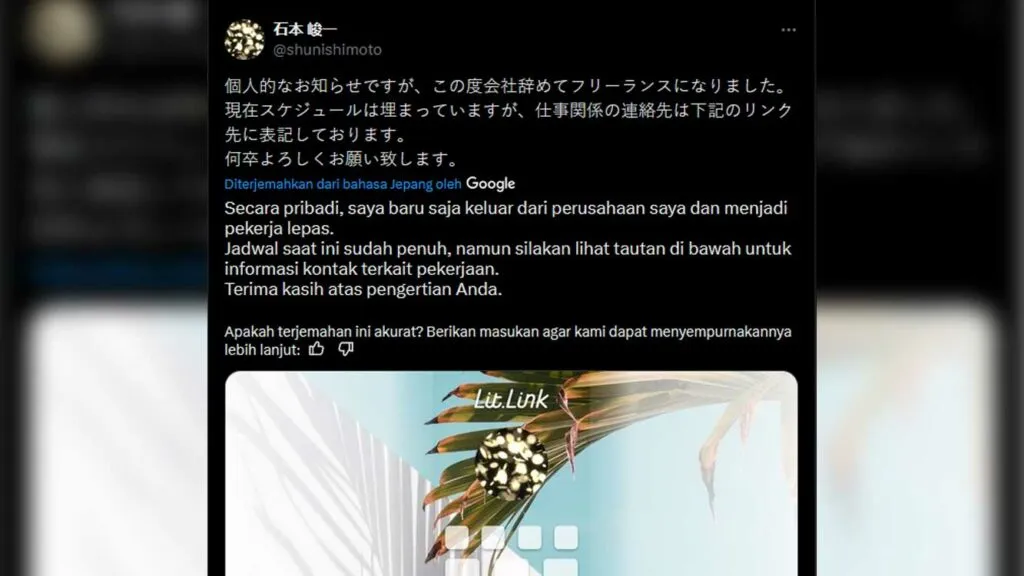 JoJo’s Bizarre Adventure Twitter Shunichi Ishimoto Keluar Dari Studio Animasi David Production