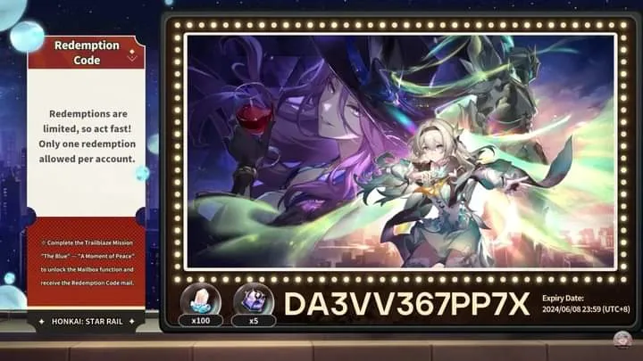 Honkai Star Rail 2.3 Kode Reedem