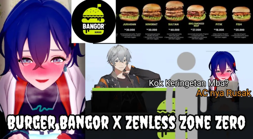 Zenless Zero, Belle Jadi Meme Viral Bersama Burger Bangor