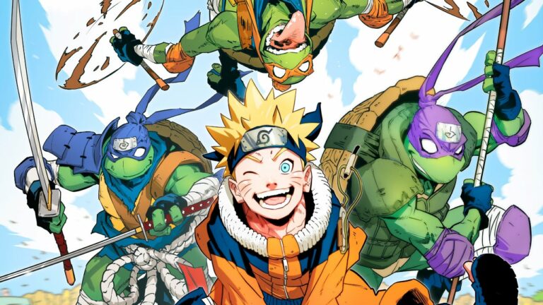 Kolaborasi TMNT x Naruto Siap Gegerkan Dunia Manga