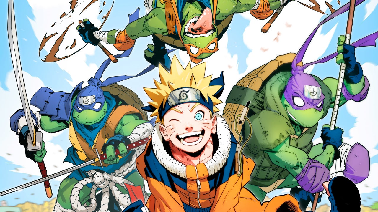 Kolaborasi TMNT x Naruto Siap Gegerkan Dunia Manga