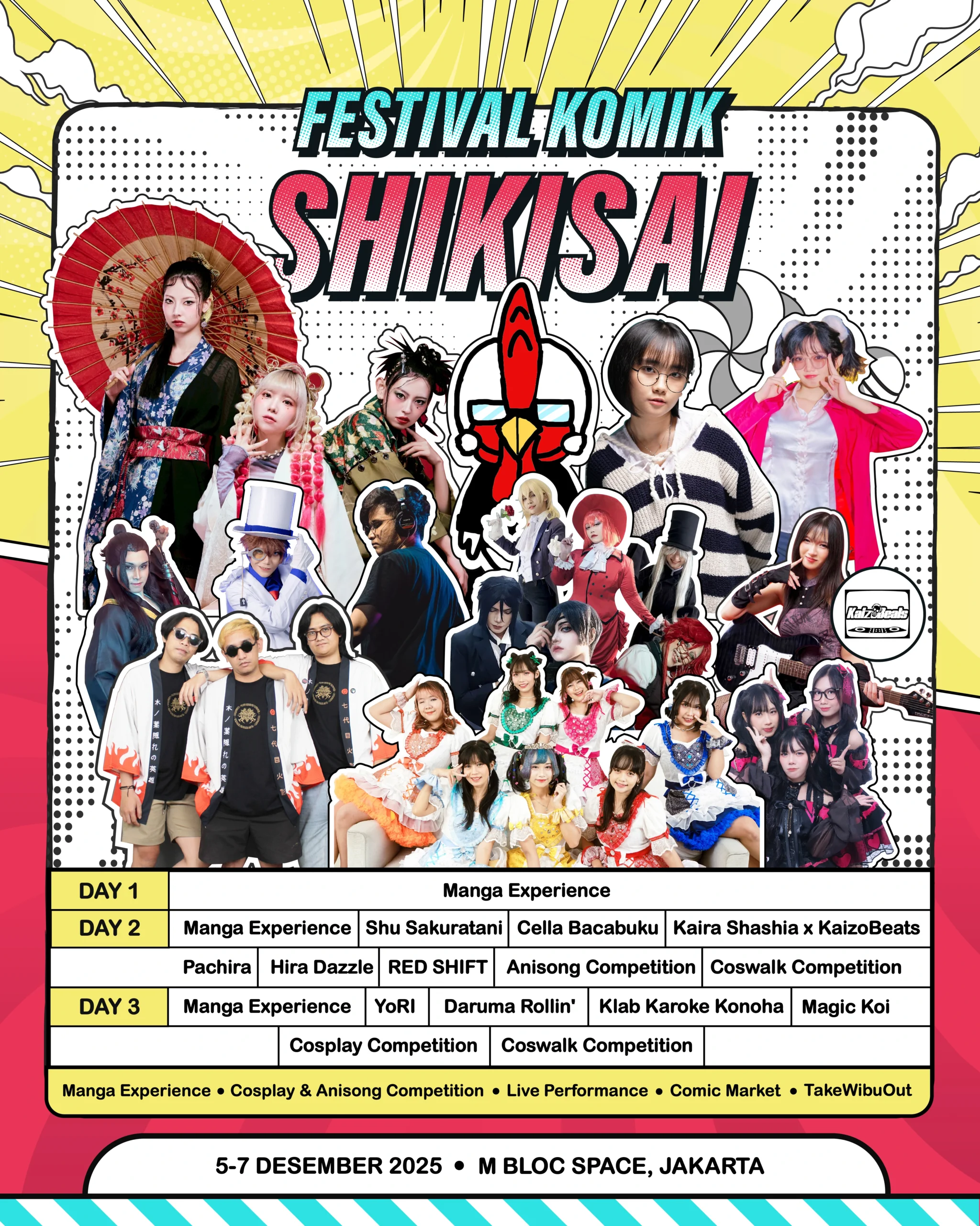 Festival Komik Shikisai 2025 Siap Guncang Jakarta: Satu Wadah Besar yang Menyatukan Para Pecinta Komik Jepang