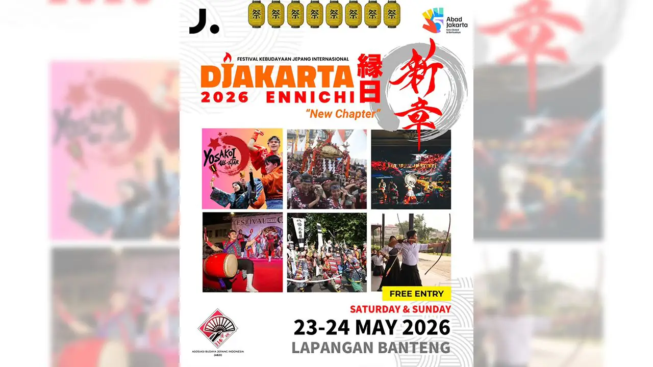 Babak Baru, Festival Kebudayaan Jepang Internasional "Djakarta Ennichi 2026" Siap Digelar Gratis!